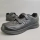 thumbnail image 2 of New Balance Mens Size 12 D BLACK Leather Hook & Loop Walking Shoes MW577VK, 2 of 6