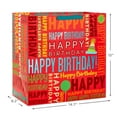 thumbnail image 2 of Hallmark Happy Birthday Gift Bag, Multicolor, 15 in, 2 of 4