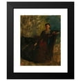 thumbnail image 2 of Edgar Degas 15x18 Black Modern Framed Museum Art Print Titled - Woman Sitting on a Sofa (1868-72), 2 of 5