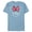 Ocean Blue, variant on Disney Minnie Mouse Wifey Head Icon Magic Family Trip- Short Sleeve Blended T-Shirt for Adults - Customized-Yellow