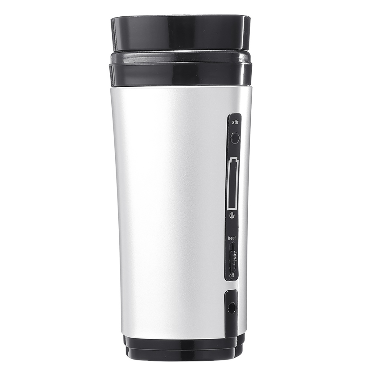 5oz Rechargeable USB Heating Self Stirring Auto Mixing Tea Coffee Cup with Lid Home Office Travel