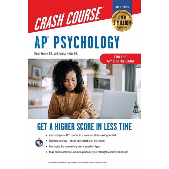Advanced Placement (AP) Crash Course AP Psychology Crash Course, Book Online: Get a Higher Score in Less Time, (Paperback)