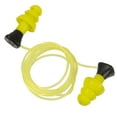 thumbnail image 3 of ULTRX™ Tethered Silicone Ear Plugs, 3 Pair Value Pack, Yellow, Adult, Unisex, 4118, Noise Protecting, 3 of 10