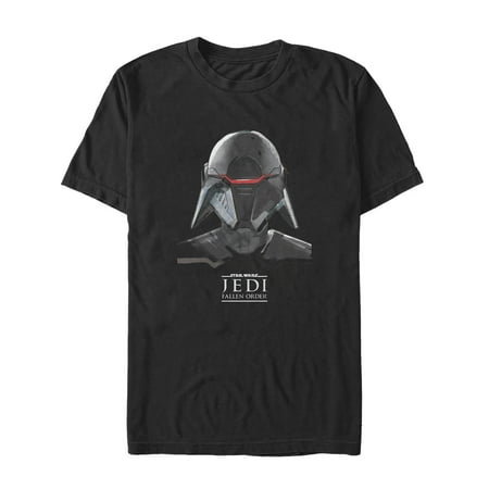 Men's Star Wars Jedi: Fallen Order Second Sister Mask Graphic Tee Black 2X Large