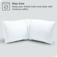 thumbnail image 3 of Bare Home Body Pillowcase - Zipper Closure - Ultra Soft - Double Brushed - White, 3 of 8
