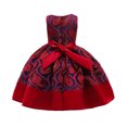 thumbnail image 2 of HAWEE Flower Girls Lace Wedding Tulle Dresses Party Princess Pageant Birthday Dance Evening Prom Gown, 2 of 3