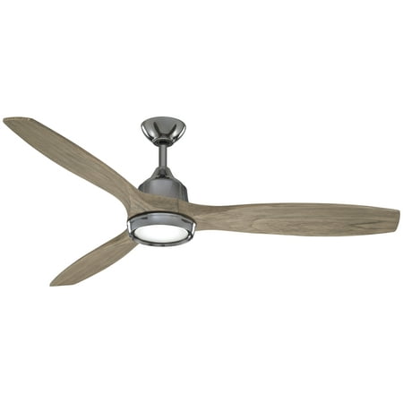 

Minka-Aire F749L-GM/SG Skyhawk 60 3 Blade Ceiling Fan in Gun Metal Finish with Seashore Gray Blades and LED Light