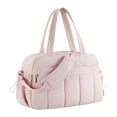thumbnail image 2 of Bolsa de gimnasio para mujer, ideal para artículos de aseo, práctica y moderna bolsa de viaje para actividades al aire libre. Rosa, 2 of 8