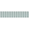 thumbnail image 3 of Stair Treads 9 inch by 28 inch by sussexhome Modern Collection Trellis Design Vibrant and Soft Stair Treads, Teal & White, Pack of 13 [100% Polypropylene], 3 of 3