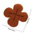 thumbnail image 2 of WASHWEPE Couch Pillow Coffee Plush Shamrock Hugging Pillow Indoor Use 1Set, 2 of 8