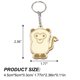 thumbnail image 5 of Injueey 20 piezas llavero de colgante Animal mono dibujos animados llave colgante en blanco llaveros para bolso monedero decoración de Artesanía Injueey HA012726-00, 5 of 6