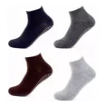 thumbnail image 1 of 4 pares de calcetines de yoga pilates para hombre con base antideslizante ER, 1 of 5