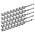 thumbnail image 4 of 5pcs End Mills Single Flute Spiral Milling Cutter Straight Shank End Mill 3.175x1.5x8x38mm, 4 of 5
