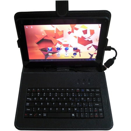 Double Power 9" Tablet with 8GB Memory with Case and Keyboard