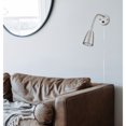 thumbnail image 4 of Cal Lighting Gooseneck Metal Wall Reading Lamp in Brushed Steel Silver, 4 of 5