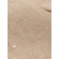 thumbnail image 3 of Youclos Men's Button Down Shirt Linen Short Sleeve with Pocket, 3 of 7
