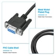 thumbnail image 3 of Uxcell DB9 RS232 Serial Cable, Straight Through RS-232 9 Pin Extension Cable for Data Communication 4.9 ft  Female to Female, 3 of 6