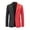 Red, variant on EQWLJWE Mens Blazer Suit Jackets Color Block Slim Fit Coat Long Sleeve Lapel One Button Patchwork Jacket Gift for Brother Red L