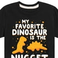 thumbnail image 3 of Instant Message - My Favorite Dinosaur is the Nugget - Toddler & Youth Short Sleeve Graphic T-Shirt, 3 of 6