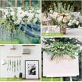 thumbnail image 3 of 20 Pieces Artificial Eucalyptus Stems Faux Eucalyptus Spray Fake Leaf Branches Fall DIY Decor Plants for Party Wedding Flower Arrangement Home Farmhouse (Gold), 3 of 5