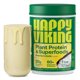 thumbnail image 1 of Happy Viking Greeña Colada Plant Protein Powder, Created by Venus Williams, 20G Protein, Low Carb, Keto, Vegan, Gluten-Free, Non-GMO, Superfoods, Complete Meal Replacement, 1 Canister (24 oz.), 1 of 5
