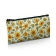thumbnail image 2 of KUIFORTI Sunflower Print Pencil Pouch Pencil Bag Small Makeup Bag Pencil Pouch Office Travel Pencil Case Stationery Organizer, 2 of 7