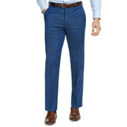 Michael Kors Men’s Modern-Fit Airsoft Stretch Suit Pants, Navy, 40×30