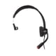thumbnail image 3 of Auriculares telefónicos Auriculares monoaurales negros con cancelación de ruido y micrófono Tarjeta de sonido USB para servicio al cliente de oficina, 3 of 10