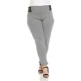 thumbnail image 2 of White Mark Women's Jacquard Slim Pants, 2 of 5