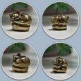 thumbnail image 3 of WLHYHH Set de 4 remates decorativos de bisagra para puerta con gato, bronce, 3 of 7