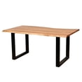 thumbnail image 2 of Bayside 7 Piece Set With 67" Dining Table And 6 Kurtz Medium Brown Side Chairs, 2 of 11