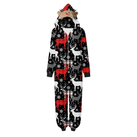 

Jacenvly Family Christmas Pajamas Clearance Long Sleeve Christmas Elk Print Light Soft Loungewear Dog Pajamas Crewneck Casual Cute Home Wear Festive Sleepwear Sets Jumpsuit