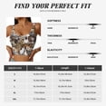 thumbnail image 5 of Uemuo Cut Cats Pattern Women's Sports Bra - High Impact Support, Breathable, and Comfortable Athletic Bra for Running, Yoga, and Workouts, 5 of 9