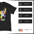 thumbnail image 4 of Tee Hunt Dean Russo Cute Chihuahua T-Shirt Neon Colorful Dog Men's Tee, Black, 4X-Large, 4 of 5