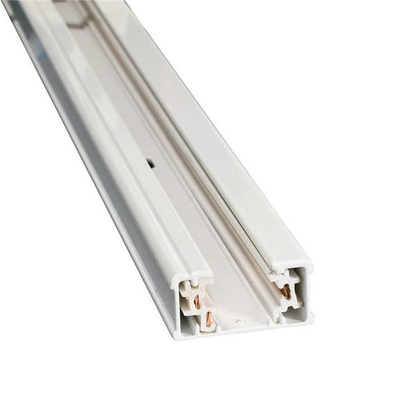 8 ft. Single Circuit H Track - White