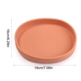 thumbnail image 3 of Assiette à Souper Réutilisable en Silicone 330 ml, Qualité Alimentaire, Compatible Micro-Ondes et Lave-Vaisselle, Ronde 18 cm pour Bébé, Enfant, Tout-Petit, Incassable, Couleurs Assorties, Lot de 1, 3 of 6