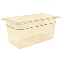 Cambro 92HP150 Amber High Heat 1/9 Size x 2.5Deep Food Pan"