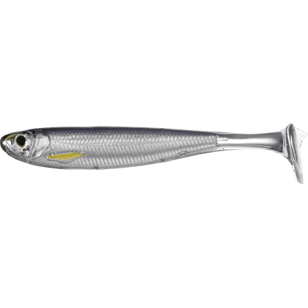 UPC: 0697713223644 | LIVETARGET Slow-Roll Shiner Paddle Tail Swimbait