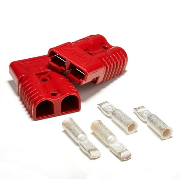 Warn Winch Power Cable Connector 22680 Quick Connect; For Vantage 4000/ProVantage 4500/RT40 Winches; Set of 2