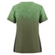 thumbnail image 4 of Puntoco Mujeres Tiy-Dye Manga corta con cuello en V tops Uniforme de trabajo Blusa con estampado degradado Puntoco Puntoco-3041, 4 of 5