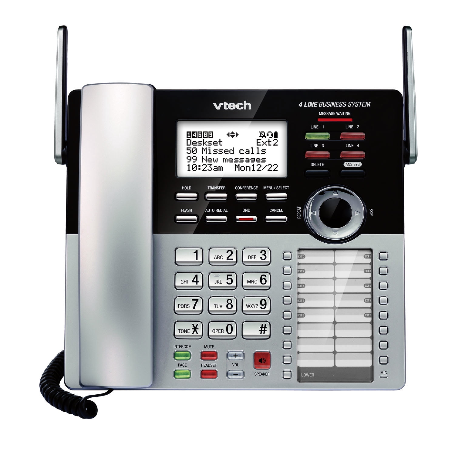 VTech 4 Line Small Business Telephone: Main Console System