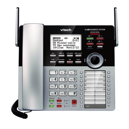 VTech CM18245 4 Line Small Business System (Best Phone For Small Business)