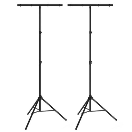 Chauvet DJ CH-03 Heavy-Duty T-Bar Tripod Lighting Stands Duo Package
