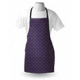 thumbnail image 3 of Vintage Apron Mosaic Colorful Floral Design with Rhombuses and Stripes Retro Ethnic Composition, Unisex Kitchen Bib Apron with Adjustable Neck for Cooking Baking Gardening, Multicolor, by Ambesonne, 3 of 3