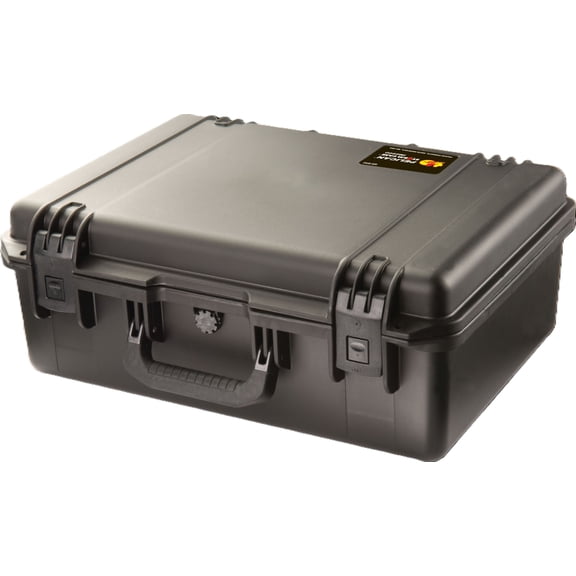 Pelican Storm IM2600 with Foam, Medium Case, 20" x 14" x 7.7" Interior Dim,  Press and Pull Latches, Lockable Hasps, Black
