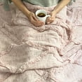 thumbnail image 3 of Farmhouse Living Aspen Diamond Tufted Fringe Throw Blanket, 3 of 5