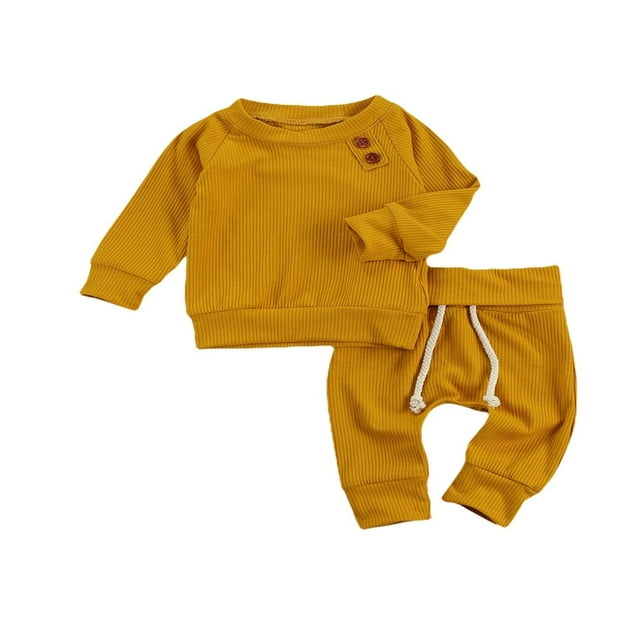 Baby Girls Clothes Short Sleeve Tops Drawstring Elastic Waist Shorts Outfits