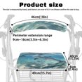 thumbnail image 6 of HELLHERO Dolphins Rollator Seat Cover Stretchable Material for The Elderly Stain Proof Walker Rollator Seat Back Cover for Seniors, 6 of 7