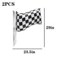 thumbnail image 2 of Suministros para fiestas temáticas de coches de carreras con bandera a cuadros de Globoons GOTPASS, 2 of 5