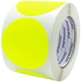 thumbnail image 1 of Autocollants à Pois Ronds Amovibles de 2 Pouces avec Code de Couleur, 500 par Rouleau, 1 of 3